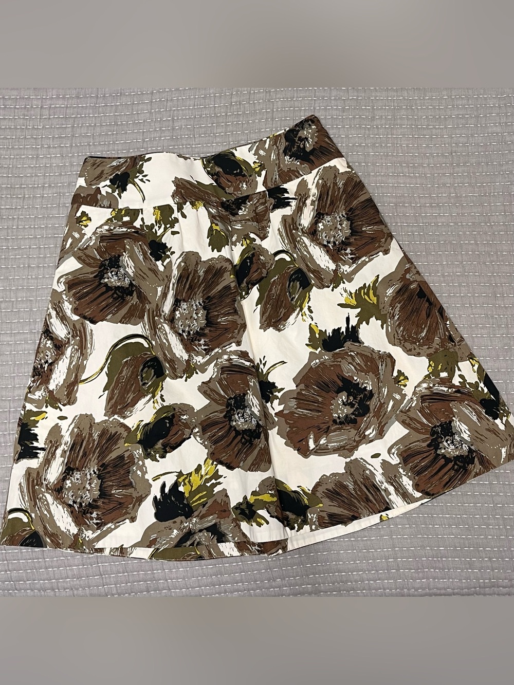 J. Crew Floral Circle Skirt 100% cotton